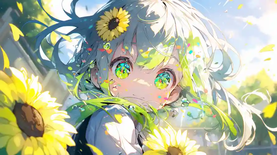 4k动漫壁纸-少女 - 画面-背景「哲风壁纸」