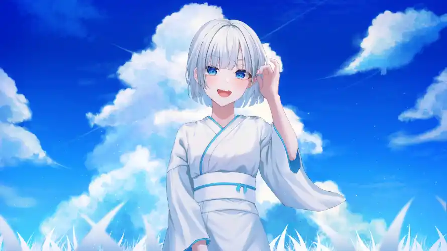 4k动漫壁纸-古风 - 少女-清新「哲风壁纸」