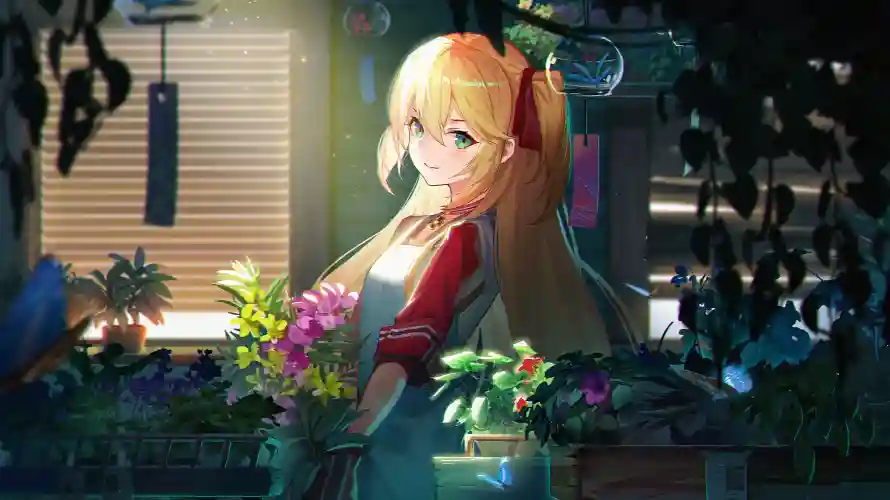 6k动漫壁纸-少女 - 动漫壁纸-梦幻场景「哲风壁纸」