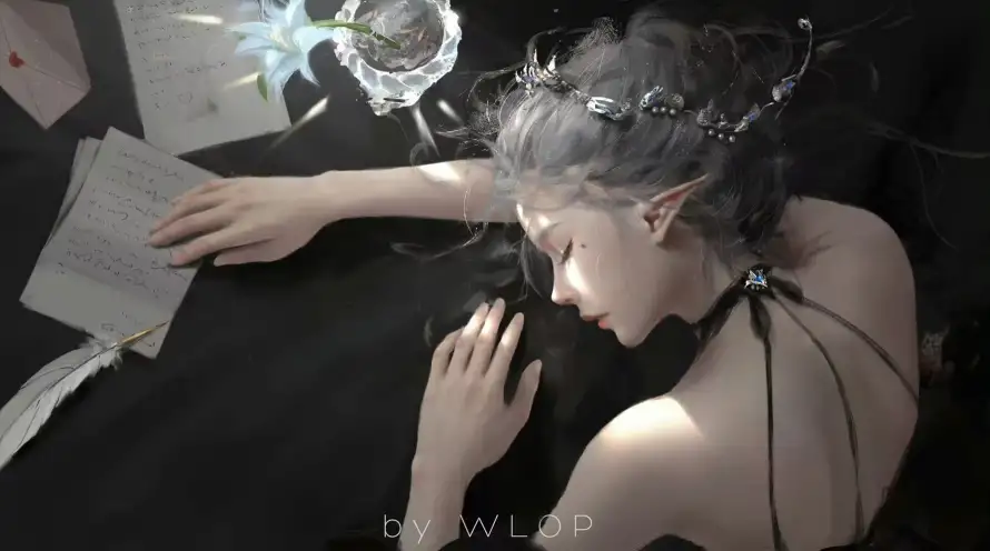2k鬼刀壁纸-海琴烟 - WLOP-动漫人物「哲风壁纸」