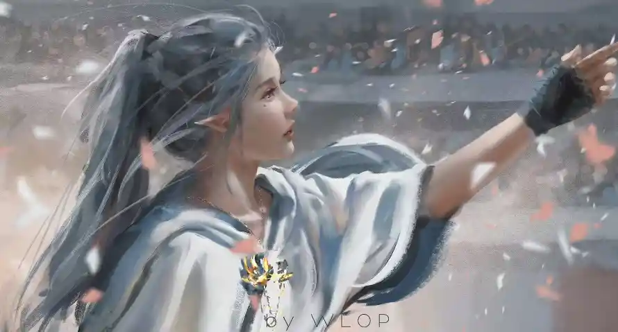 2k鬼刀壁纸-二次元 - 海琴烟-WLOP「哲风壁纸」