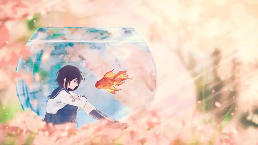 4k动漫壁纸-少女 - 梦幻-背景「哲风壁纸」