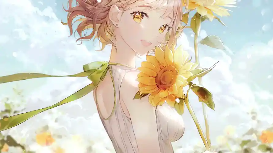4k动漫壁纸-少女 - 清新-背景「哲风壁纸」