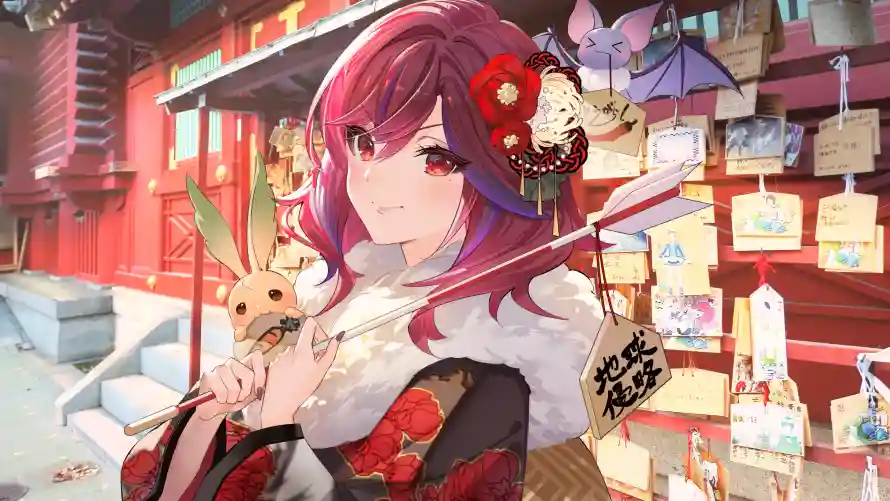 4k动漫壁纸-和风 - 少女-精美「哲风壁纸」