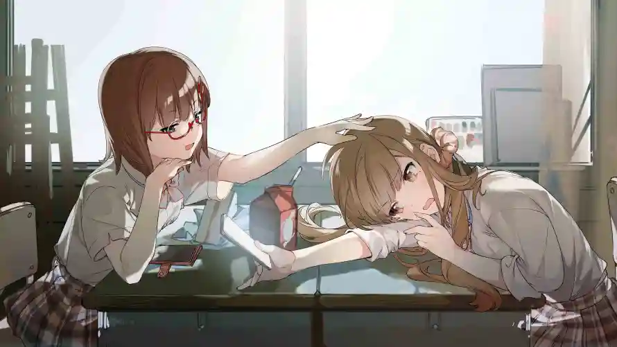7k动漫壁纸-少女 - 唯美风-校园风「哲风壁纸」