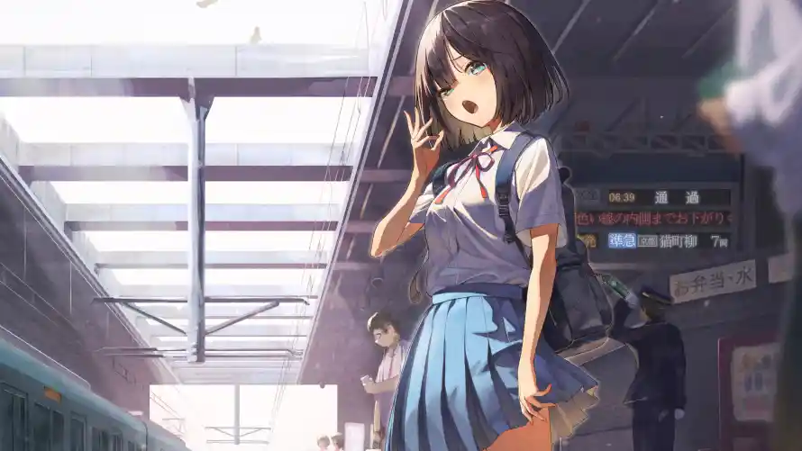4k动漫壁纸-少女 - 清新-背景「哲风壁纸」
