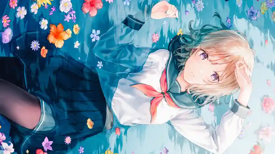 5k动漫壁纸-少女 - 梦幻-背景「哲风壁纸」