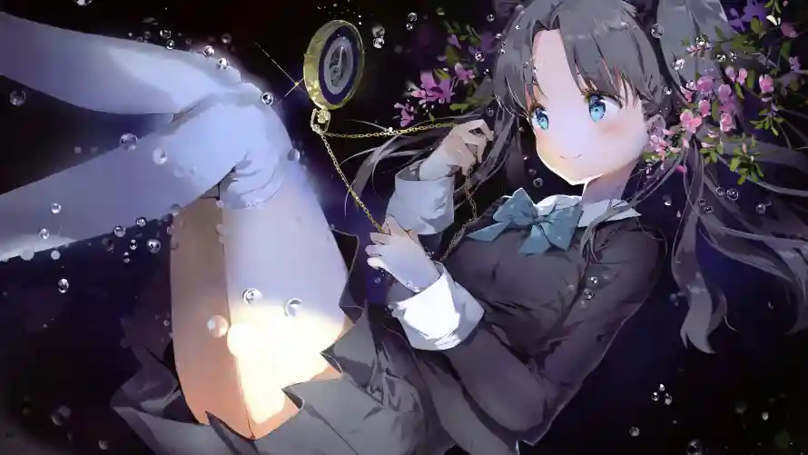 6k动漫壁纸-少女 - 水珠-画面「哲风壁纸」