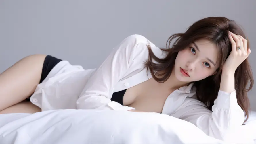 4k性感壁纸 - 美女 - 躺姿 - 迷人「哲风壁纸」