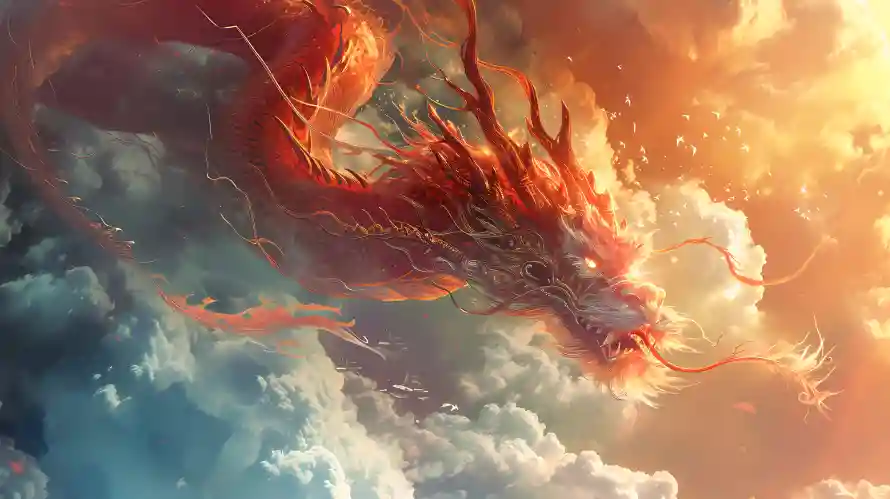 4kAI壁纸-云端 - 幻想-神兽「哲风壁纸」