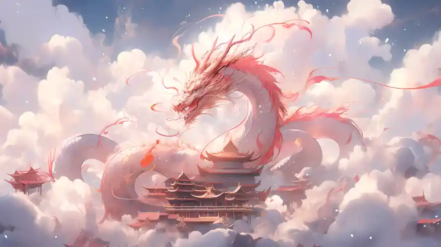 4kAI壁纸-云端 - 国风-中国龙「哲风壁纸」