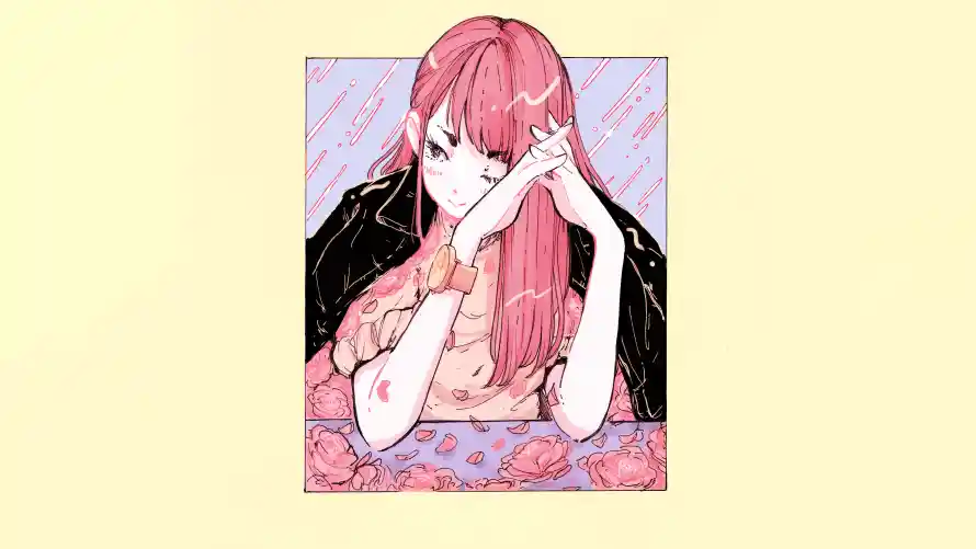 5k动漫壁纸-美女 - 背景-唯美风「哲风壁纸」