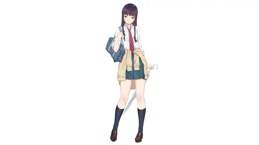4k动漫壁纸-少女 - 清新-校园风「哲风壁纸」