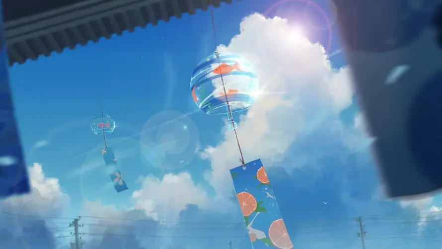 5k动漫壁纸-天空 - 背景-蓝天「哲风壁纸」