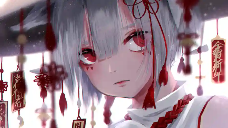 5k动漫壁纸-古风 - 少女-二次元「哲风壁纸」
