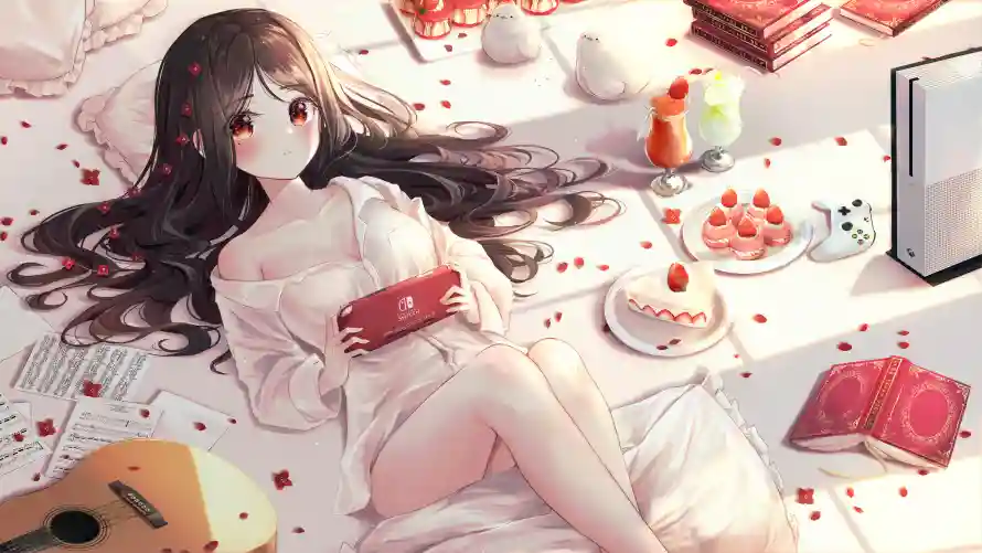 6k动漫壁纸-美女 - 背景-唯美风「哲风壁纸」