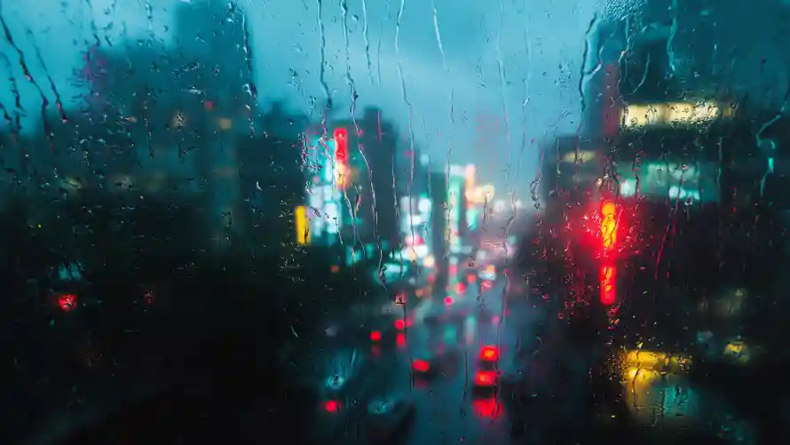 6kAI壁纸-城市 - 夜景-朦胧「哲风壁纸」
