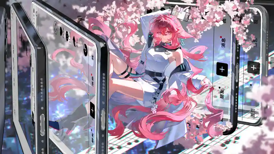 5k少女壁纸-手机 - 动漫壁纸-动漫少女「哲风壁纸」