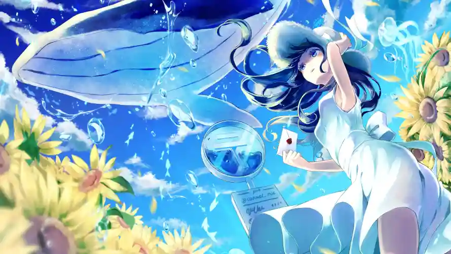 5k动漫壁纸-奇幻 - 少女-梦幻「哲风壁纸」