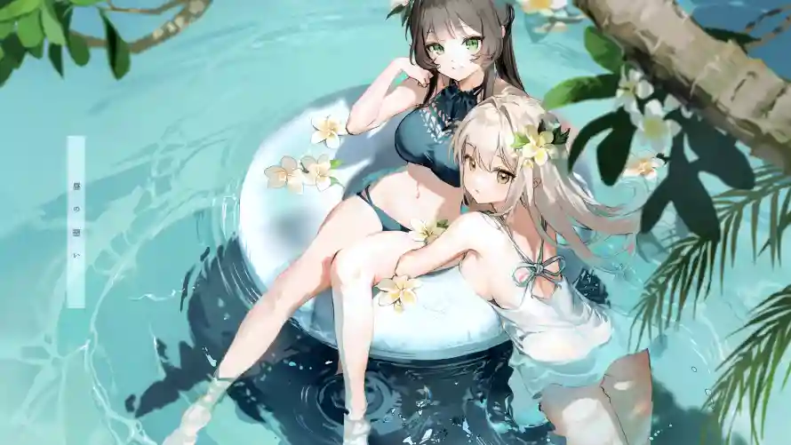 5k动漫壁纸-双生 - 夏日-少女「哲风壁纸」