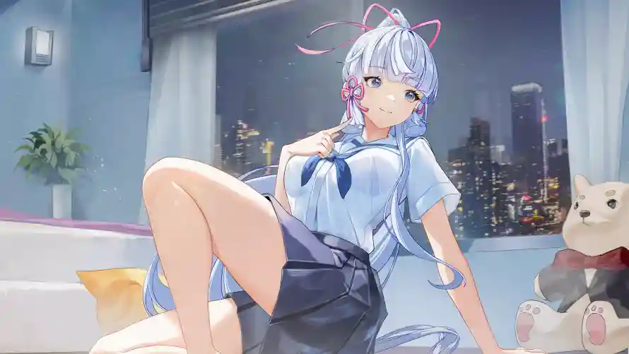 4k二次元壁纸-jk - 可爱风-jk少女「哲风壁纸」
