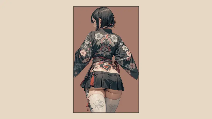 4k动漫壁纸-和服 - 二次元-人物形象「哲风壁纸」