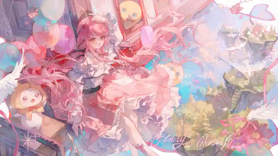 4k动漫壁纸-少女 - 粉色系-动漫壁纸「哲风壁纸」