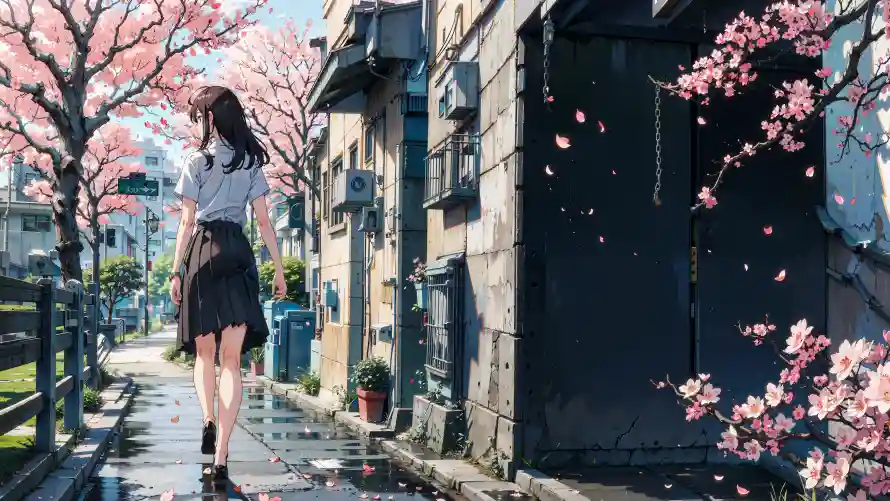4kAI壁纸-少女 - 动漫风-AI少女「哲风壁纸」