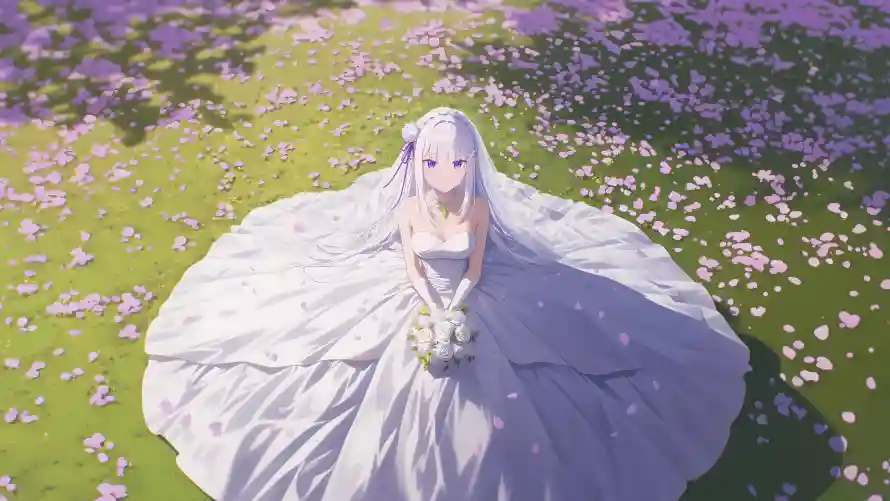 4kAI壁纸-婚纱 - 新娘-美女「哲风壁纸」