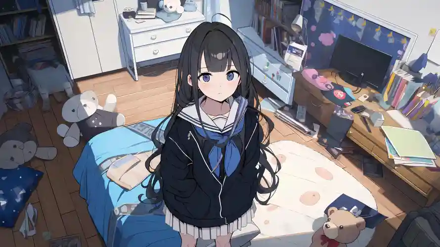 8kAI壁纸-jk - 二次元-动漫少女「哲风壁纸」