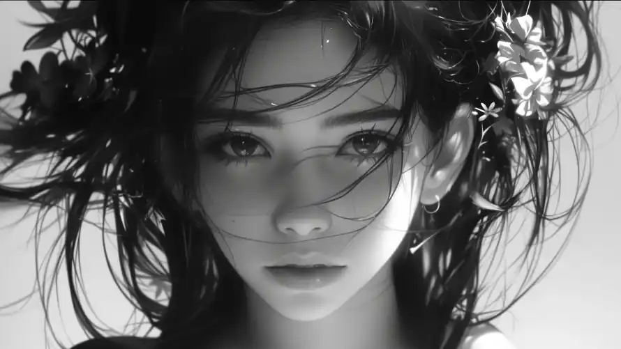 6kAI壁纸-美女 - AI美女-梦幻背景「哲风壁纸」
