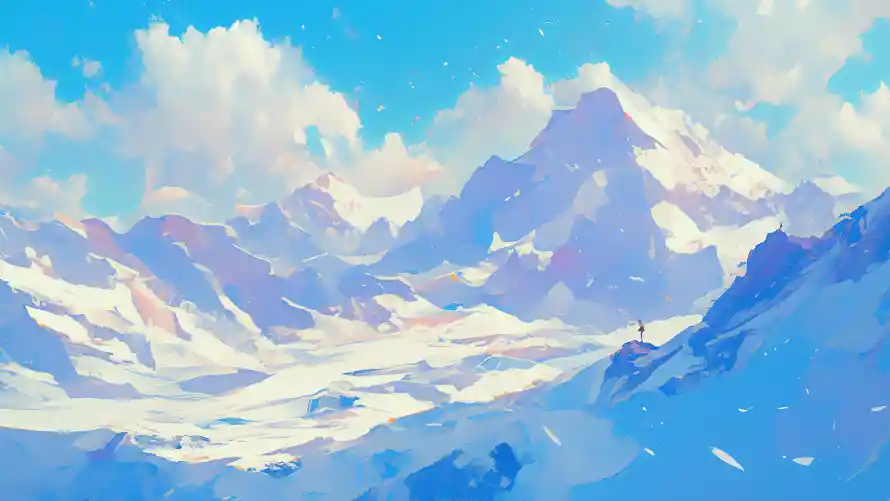 6kAI壁纸-梦幻 - 绝美-雪山「哲风壁纸」
