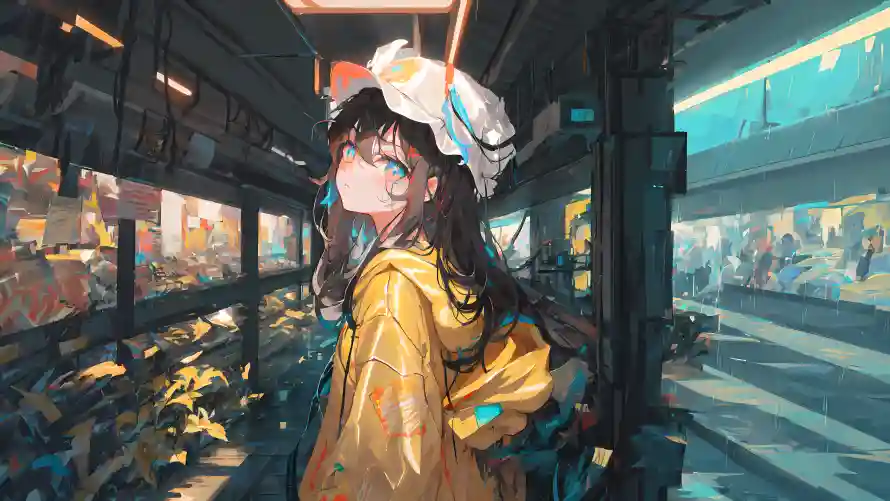 4kAI壁纸-少女 - 动漫风-AI少女「哲风壁纸」