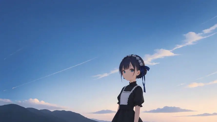5kAI壁纸-少女 - AI少女-少女背影「哲风壁纸」