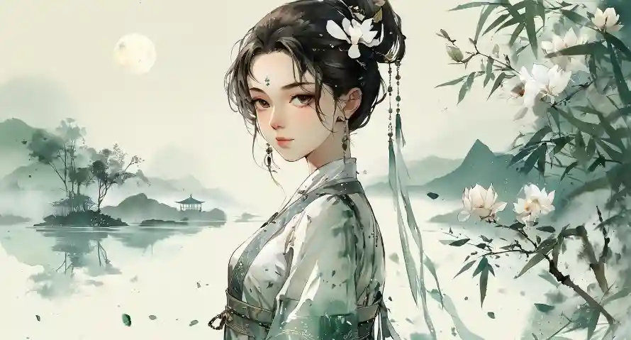 2k古风壁纸-唯美 - 江南-河畔「哲风壁纸」