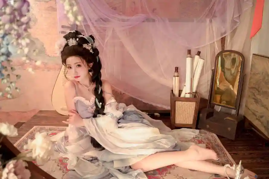 6k古典壁纸-古风 - 少女-美女「哲风壁纸」