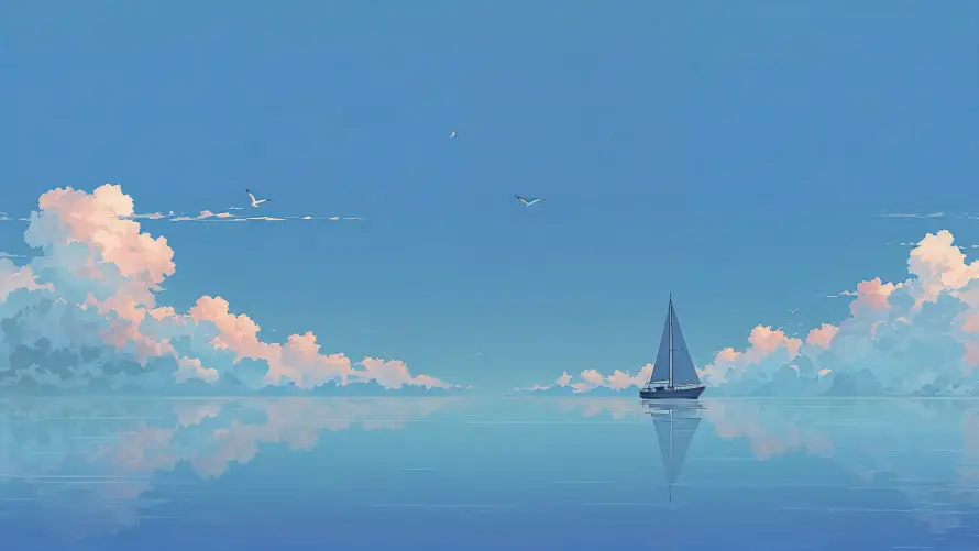 4k大海壁纸-船 - 帆船-海景「哲风壁纸」