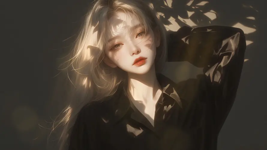 4k动漫壁纸-女郎 - 美女-背景「哲风壁纸」