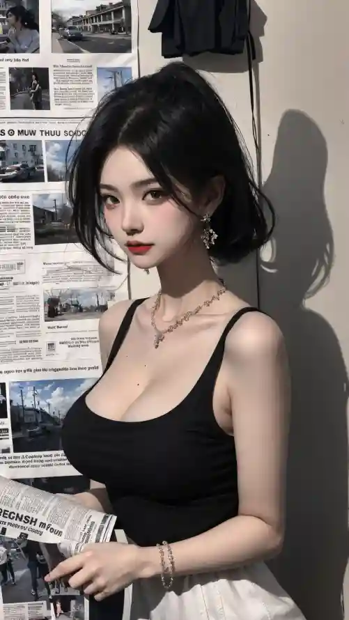 4k个性背景壁纸 - 少女写真 - 时尚少女 - 潮流穿搭「哲风壁纸」