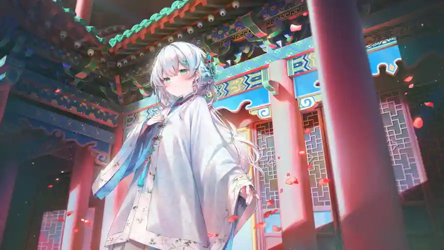 4k动漫壁纸-古装 - 古风-少女「哲风壁纸」