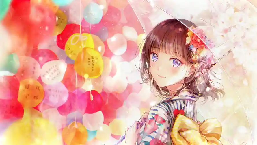 6k动漫壁纸-少女 - 美女-背景「哲风壁纸」