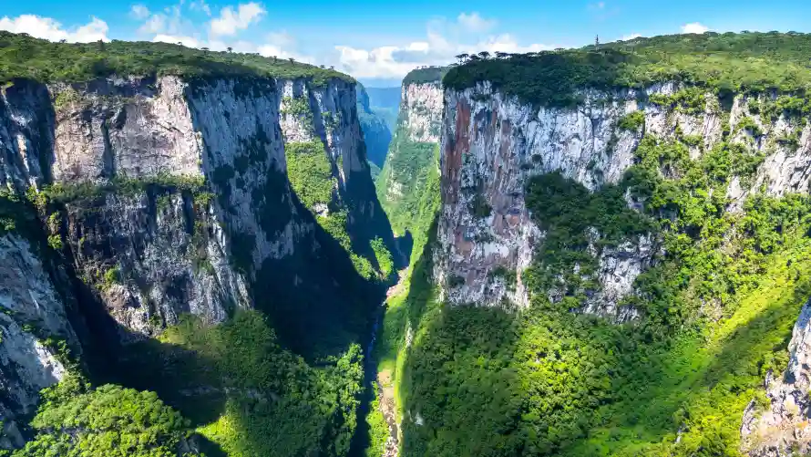 6k峡谷壁纸-绿意 - 风景-壮丽峡谷「哲风壁纸」