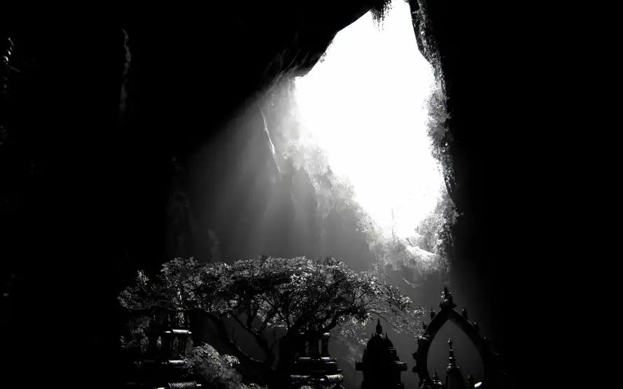 3k光影壁纸-洞穴 - 神秘-背景「哲风壁纸」