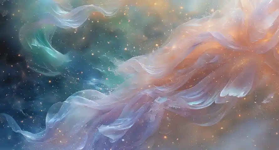 2k梦幻壁纸-艺术 - 星云图案-梦幻色彩「哲风壁纸」