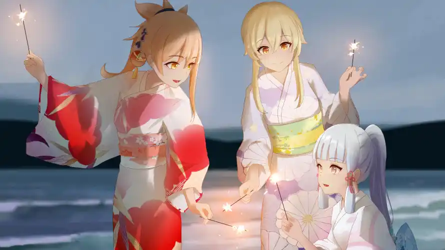 4k动漫壁纸-场景 - 少女-服饰「哲风壁纸」