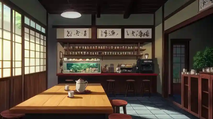 4k静谧壁纸-动漫壁纸 - 室内场景-日式风格「哲风壁纸」