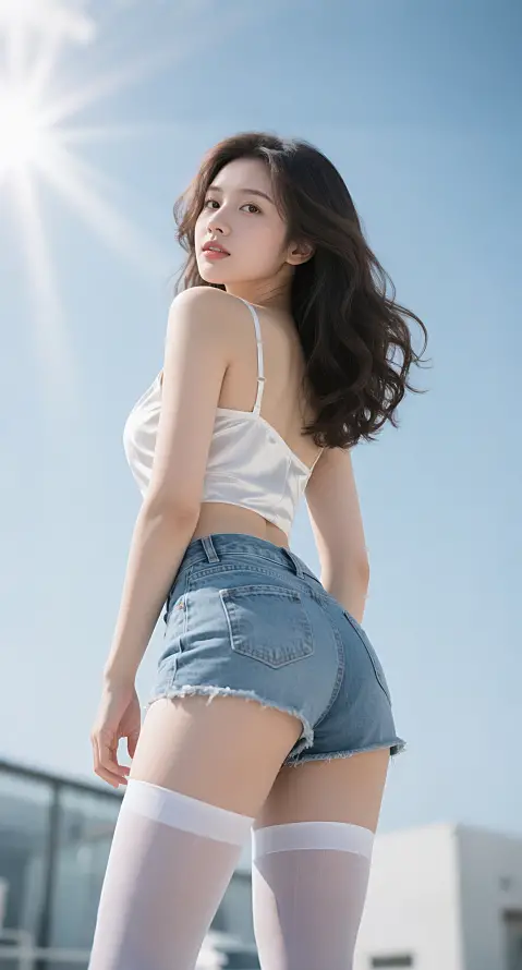 4k气质壁纸 - 清纯 - 白色 - 美女「哲风壁纸」