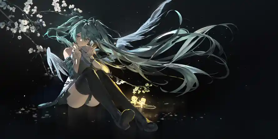 5k初音壁纸-少女 - 二次元-动漫角色「哲风壁纸」
