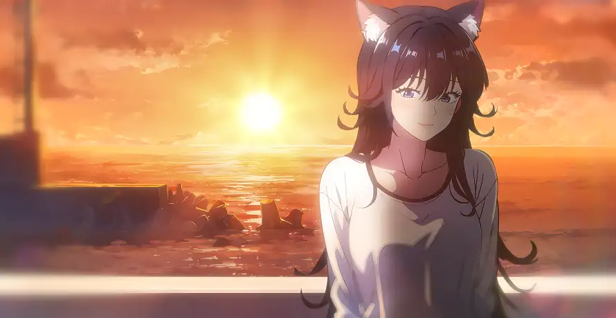4k动漫壁纸-夕阳 - 二次元-动漫少女「哲风壁纸」