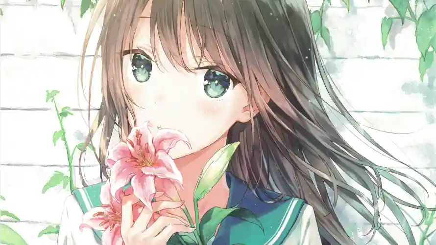 4k动漫壁纸-花 - jk-少女「哲风壁纸」